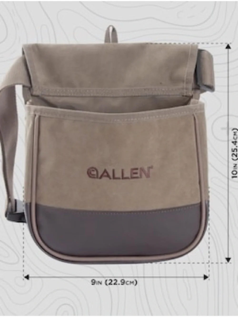 Allen Company Shotgun Shell Pouch with Belt for Hunting and Shooting Range